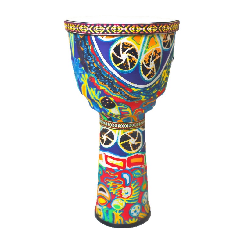 Musical Instrument African - กลองเจมเบ้ขนาด 10 นิ้ว กลองแอฟริกันขนาดใหญ่สำหรับผู้ใหญ่และเด็ก กลองเจมเบ้สำหรับการแสดงระดับมืออาชีพ เครื่องดนตรีเคาะจังหวะแบบแอฟริกัน
