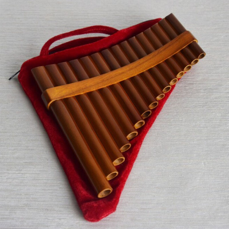Musical Instrument Pipe - ขลุ่ยไม้ไผ่ 15 ท่อ คีย์ C/G สำหรับผู้เริ่มต้น