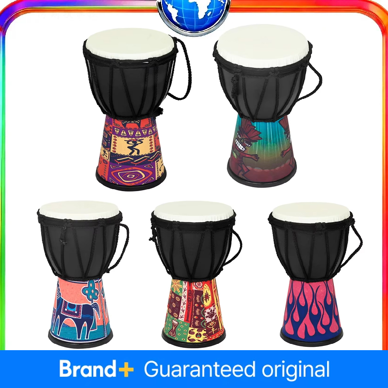 Djembe Hand Drum - กลองแอฟริกันขนาด 4 นิ้ว กลอง ABS แบบพกพา