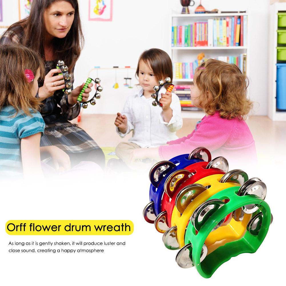Musical Instrument Games - กระดิ่งกลอง 4 ชิ้น เครื่องดนตรีสำหรับงานปาร์ตี้ เกมเด็ก