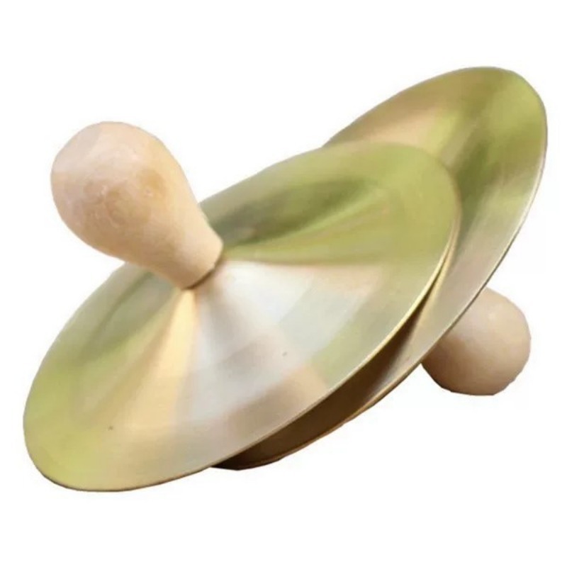 Musical Instrument Games - 1 ชุดมือกระทบทองแดง Cymbals เด็กเครื่องดนตรีการศึกษาของเล่นทองเหลือง Percussion Mount