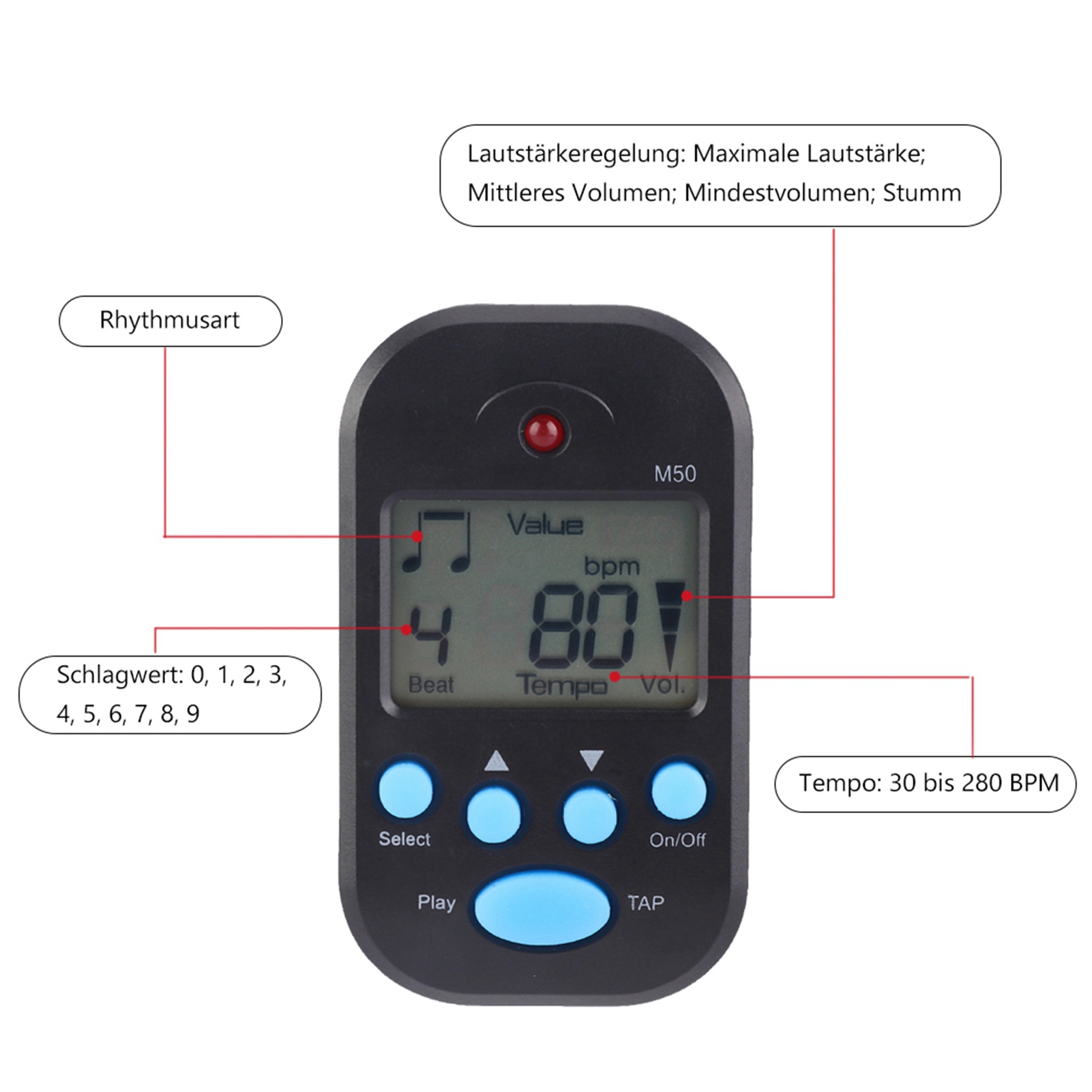 MINI Metronome Professional Cl - Musical Instrument Violin บทวิจารณ์และราคา