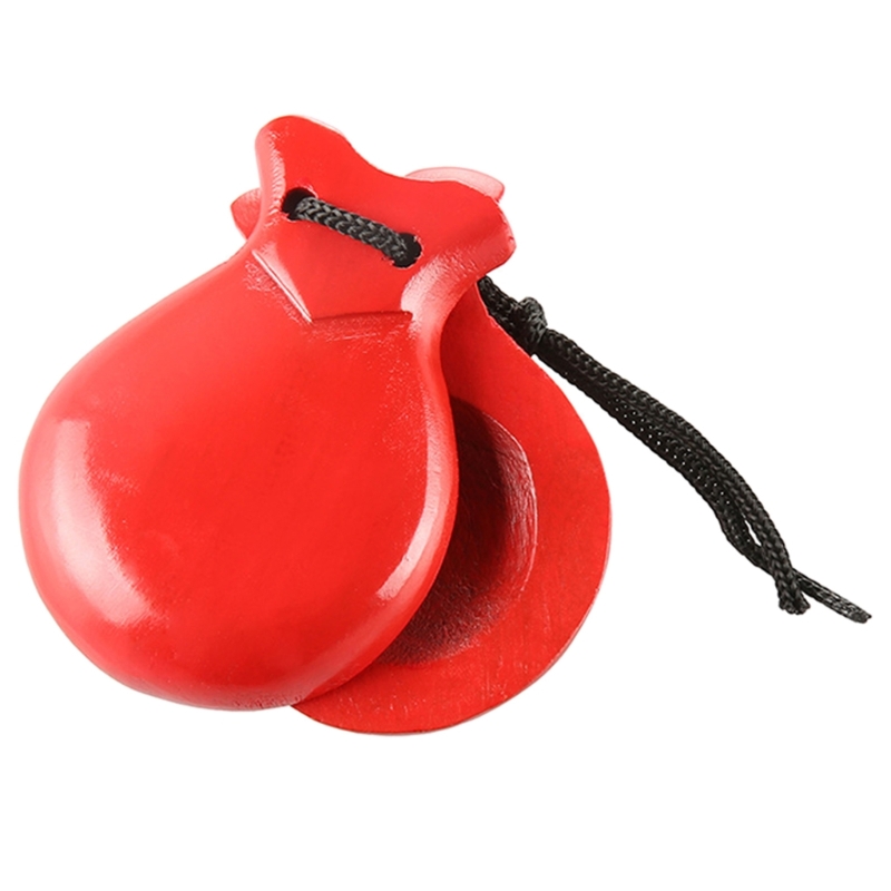 2 ชิ้น คาสทาเน็ตไม้สเปน คาสทาเ - Castanet Flamenco บทวิจารณ์และราคา
