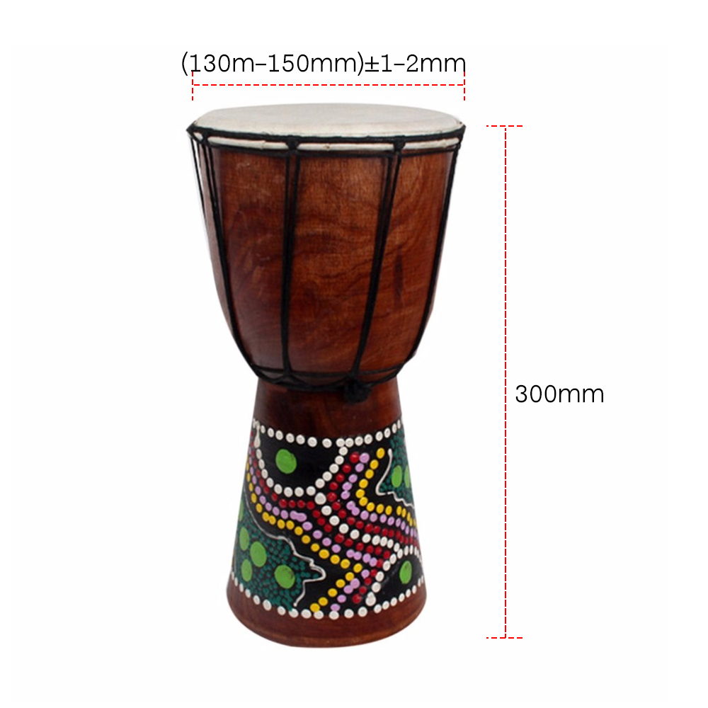 กลอง Djembe แอฟริกัน6นิ้วงานไม - Djembe Hand Drum บทวิจารณ์และราคา