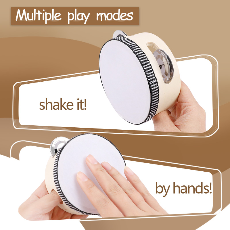 กลองแทมบูรีนขนาด 10 ซม. 6-24 ช - Djembe Hand Drum บทวิจารณ์และราคา