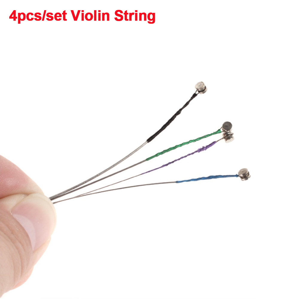 4 ชิ้น/เซ็ตสายไวโอลิน E-A-D-G  - Musical Instrument Violin บทวิจารณ์และราคา