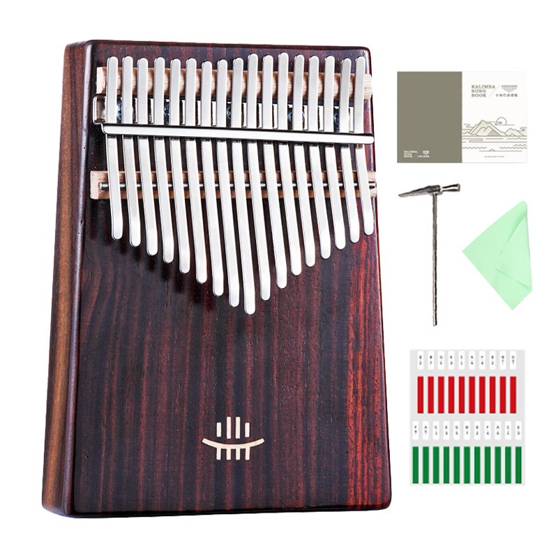 Hluru Kalimba 17คีย์, มีรู21คี - Musical Instrument African บทวิจารณ์และราคา