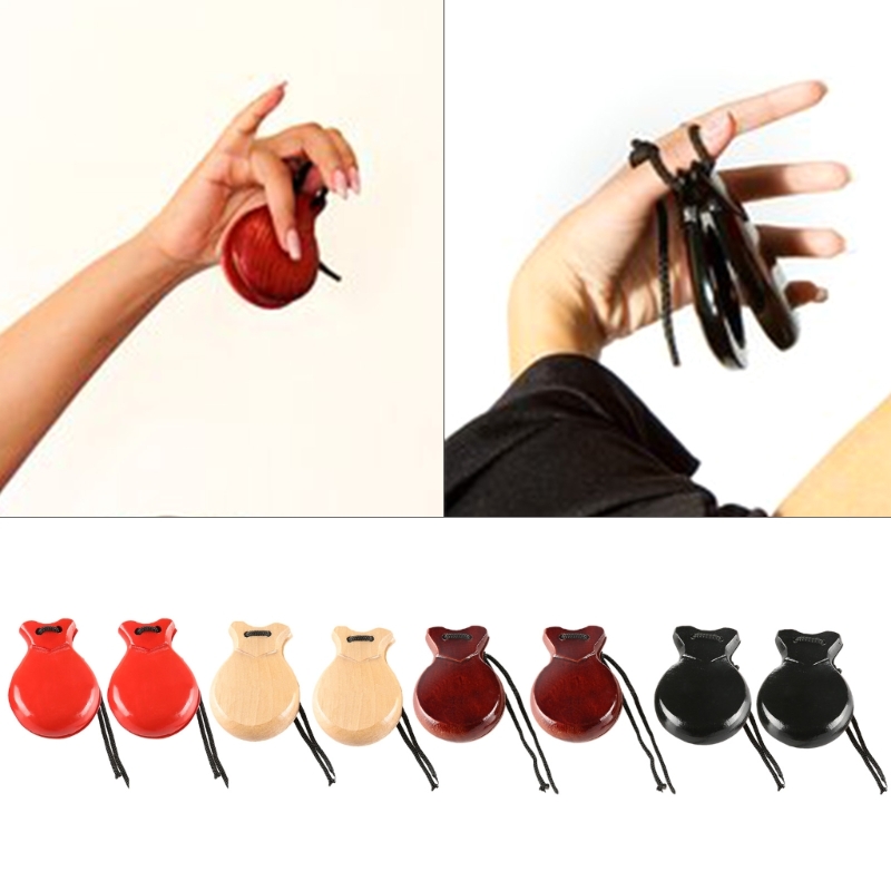 2Pcs แบบดั้งเดิม Castanet ไม้ส - Castanet Flamenco บทวิจารณ์และราคา