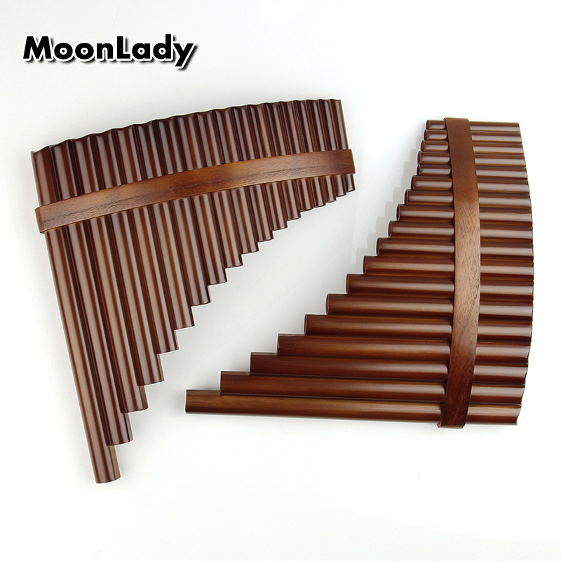 ขลุ่ยไม้ไผ่ 18 ท่อ สีน้ำตาล คี - Musical Instrument Pipe บทวิจารณ์และราคา