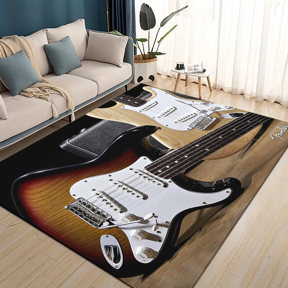 3D Retro Fender โลโก้กีตาร์เพล - Musical Instruments Online บทวิจารณ์และราคา