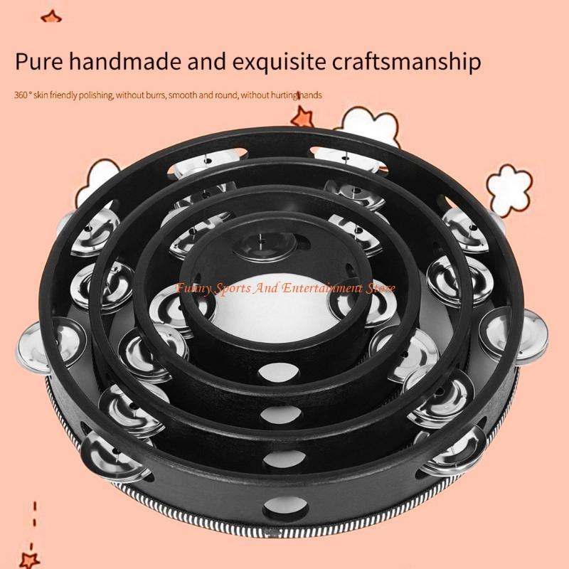 C4DE 4pcs คู่แถว Bells Tambour - Musical Instrument Games บทวิจารณ์และราคา