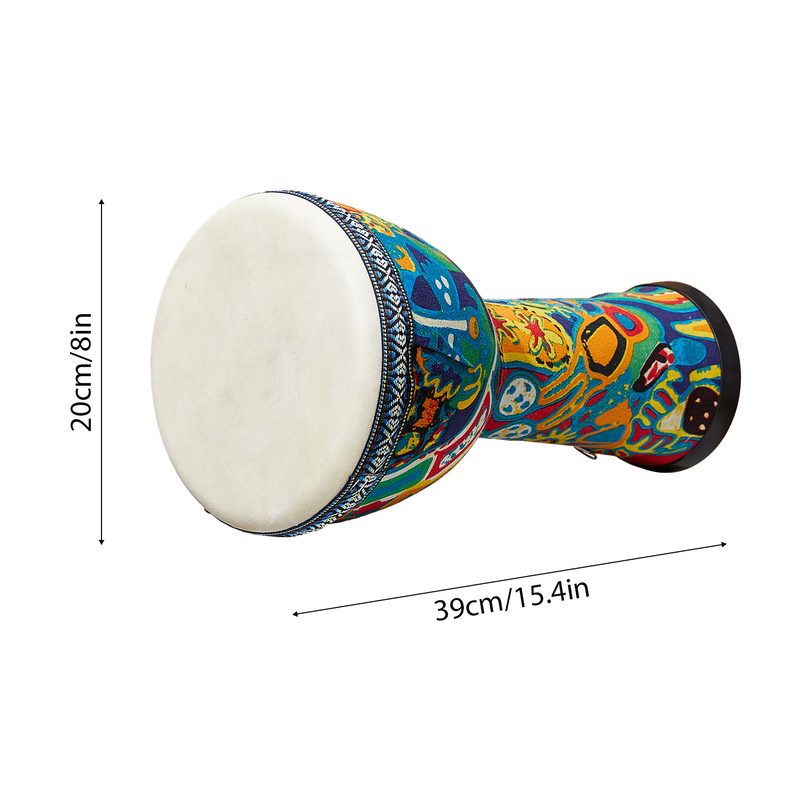 กลองแอฟริกันขนาด 8 นิ้ว กลองมื - Djembe Hand Drum บทวิจารณ์และราคา