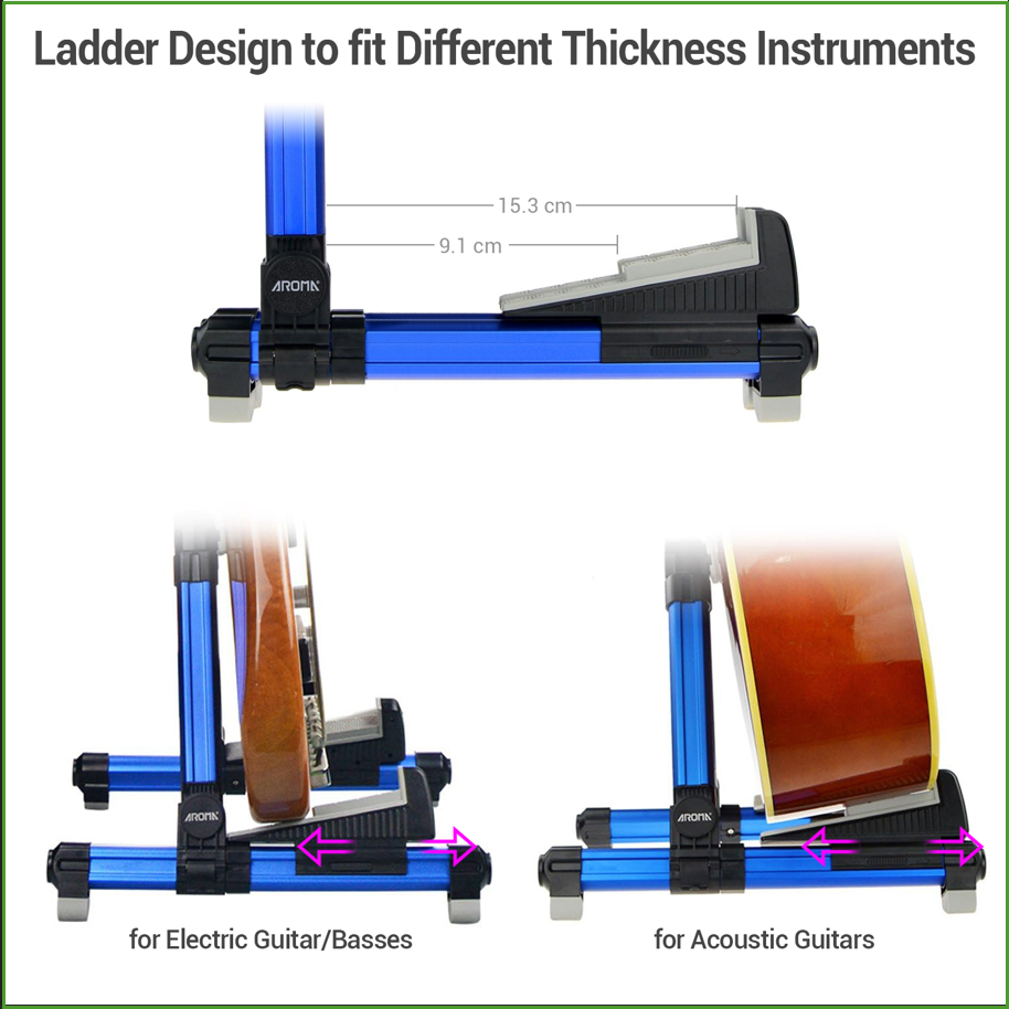 ขาตั้งกีตาร์อลูมิเนียมพับได้ - - Musical Instrument Violin บทวิจารณ์และราคา