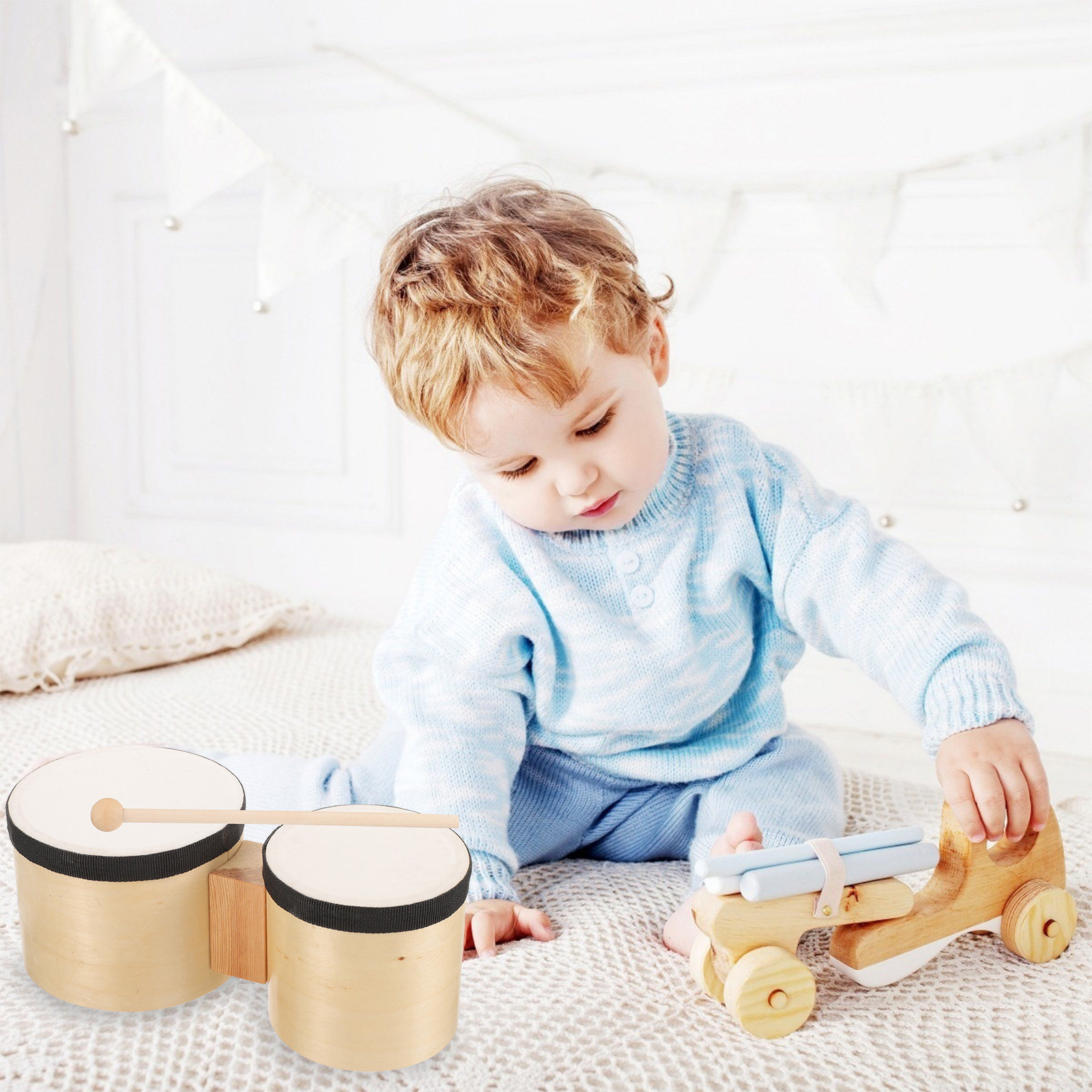 กลอง เครื่องดนตรีประเภทตีทำจาก - Musical Instrument With Hand บทวิจารณ์และราคา