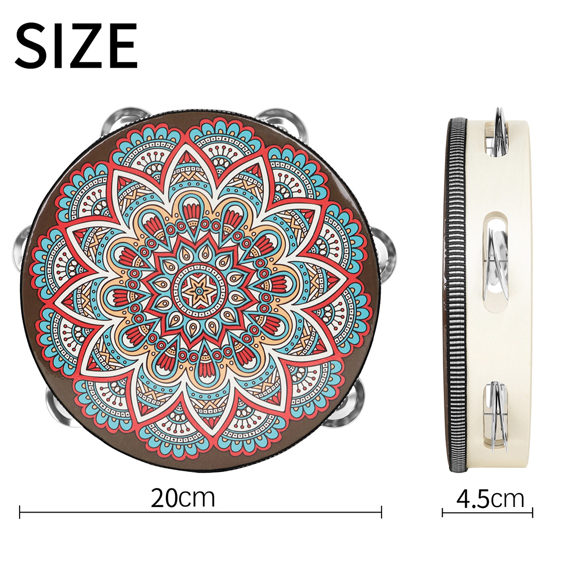 IRIN 8 นิ้วเดี่ยวแถวสไตล์โบราณ - Musical Instrument With Hand บทวิจารณ์และราคา