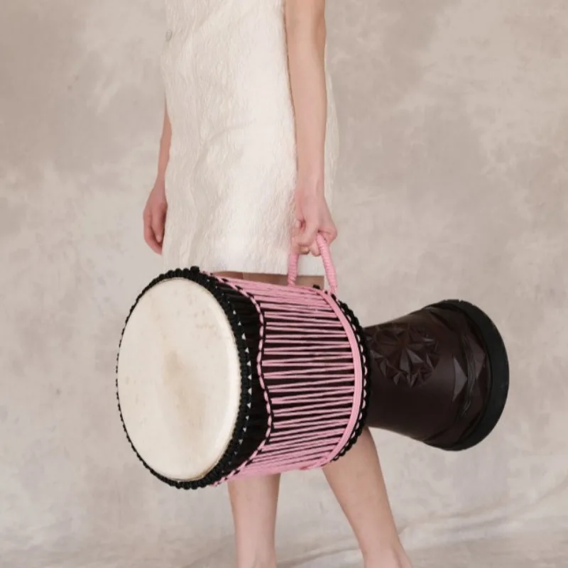 12 นิ้ว Djembe Mahogany กลองแอ - Musical Instrument African บทวิจารณ์และราคา