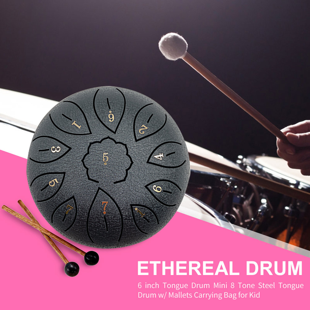 ชุดกลองลิ้นเหล็ก 6 นิ้ว สำหรับ - Musical Instrument African บทวิจารณ์และราคา