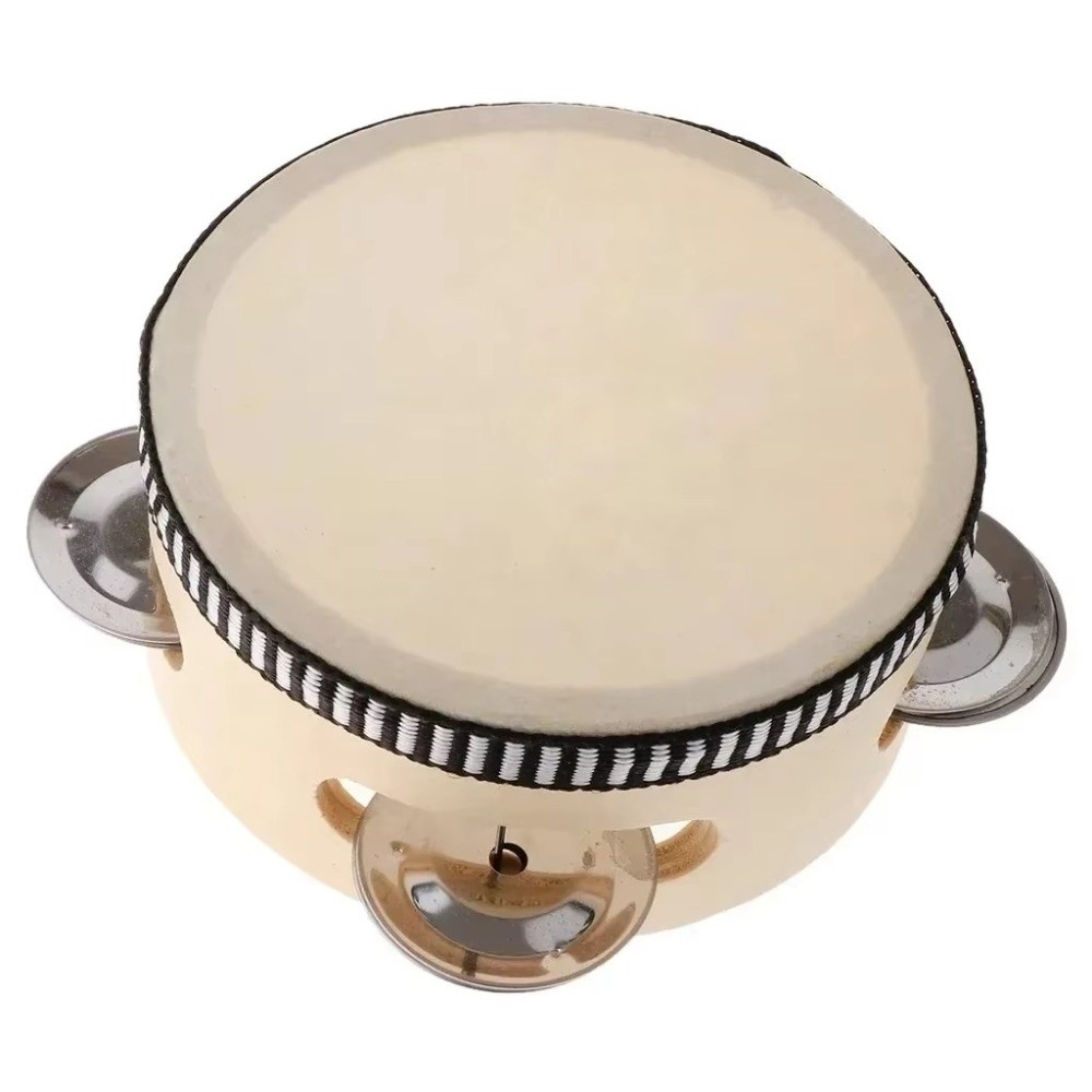 4/6/8/10 นิ้วกลองมือถือไม้โลหะ - Musical Instrument With Hand บทวิจารณ์และราคา