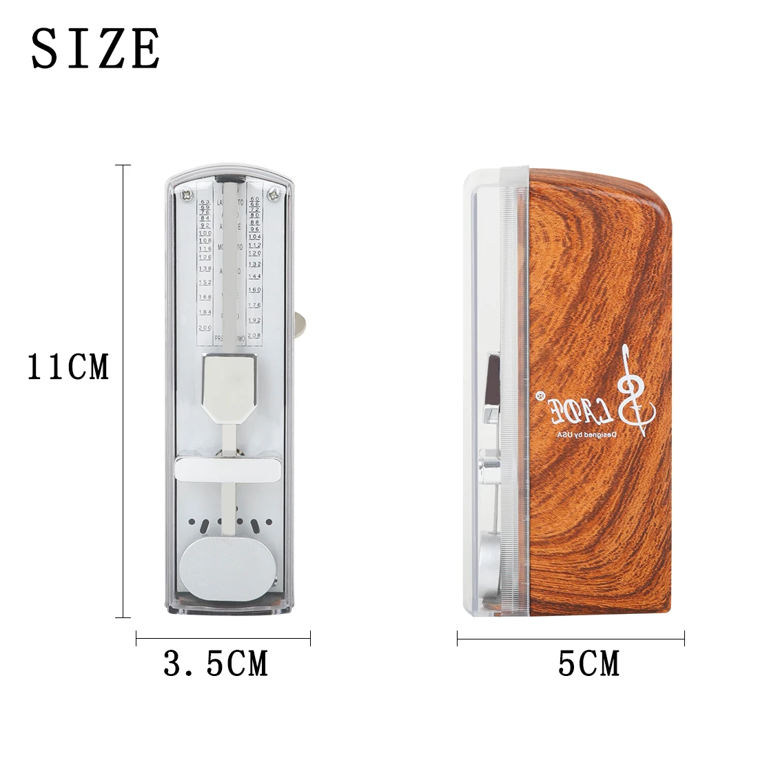 เครื่องตั้งจังหวะแบบกลไกแบบพกพ - Musical Instrument Violin บทวิจารณ์และราคา