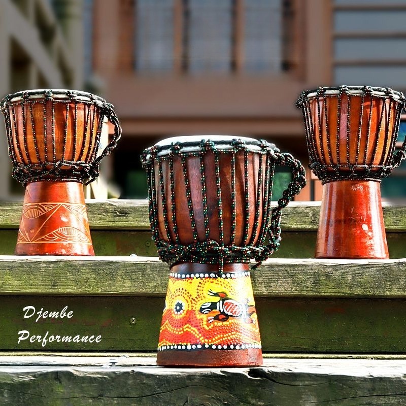 กลองแอฟริกันขนาดเล็กสำหรับเด็ก - Musical Instrument African บทวิจารณ์และราคา