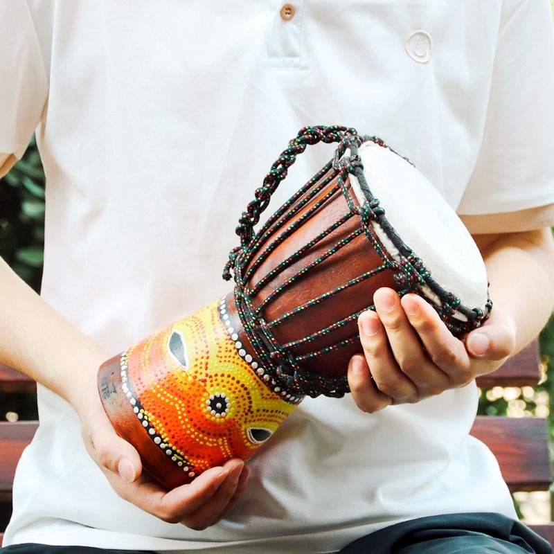 กลองแอฟริกันขนาดเล็กสำหรับเด็ก - Musical Instrument African บทวิจารณ์และราคา