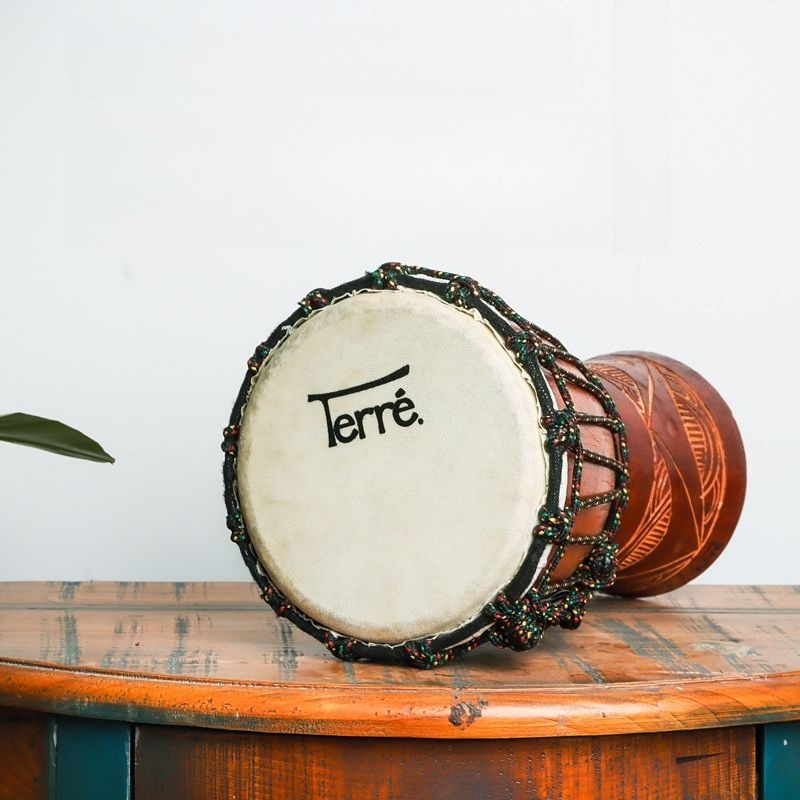 กลองแอฟริกันขนาดเล็กสำหรับเด็ก - Musical Instrument African บทวิจารณ์และราคา
