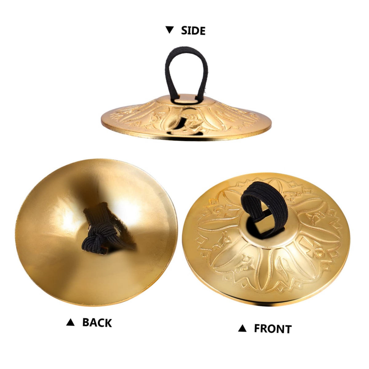 ชุดฉาบมินิทองแดง 4 ชิ้น สำหรับ - Musical Instrument With Hand บทวิจารณ์และราคา