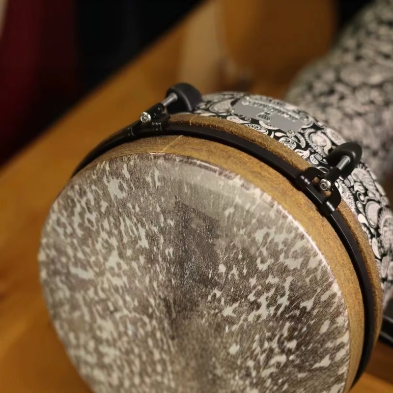 กลองเจมเบ้ไม้ขนาด 12 นิ้ว เป็น - Djembe Hand Drum บทวิจารณ์และราคา