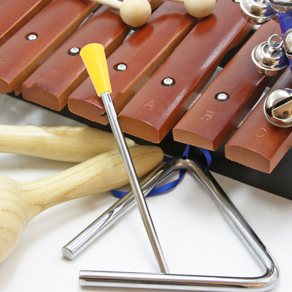 ไม้ตีเหล็กสามเหลี่ยม 8 ชิ้น อุ - Musical Instrument Triangle บทวิจารณ์และราคา