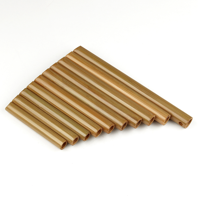 ขลุ่ยไม้ไผ่ธรรมชาติ ขลุ่ยแพนฟล - Musical Instrument Pipe บทวิจารณ์และราคา