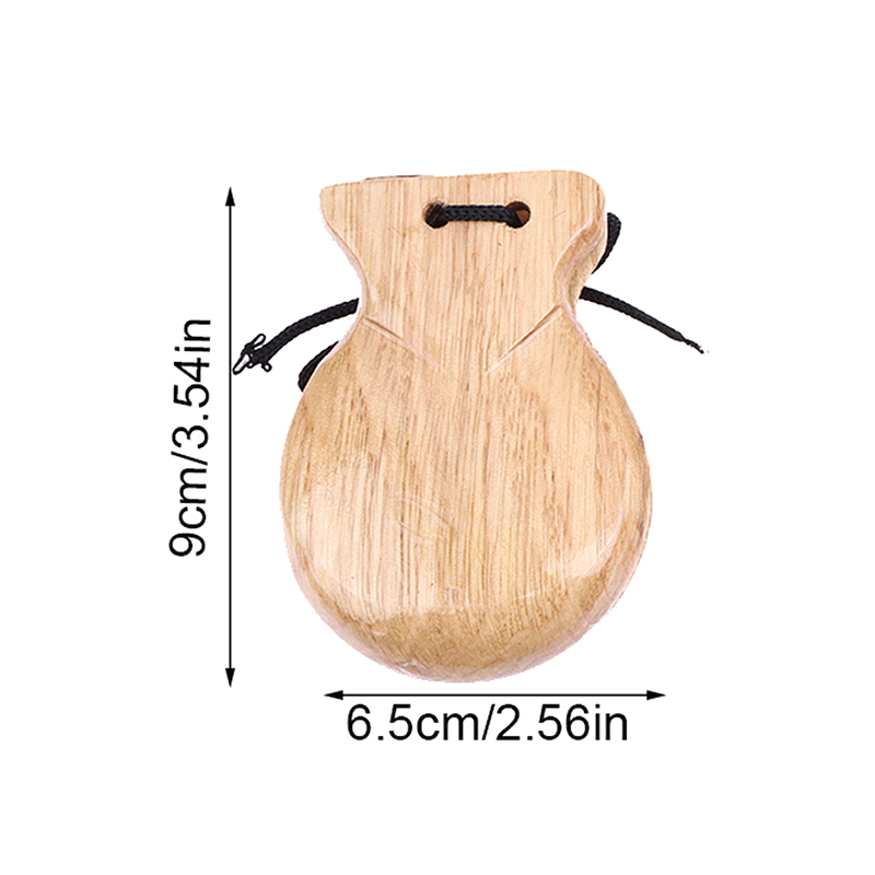 คาสทาเน็ตไม้แบบดั้งเดิม 2 ชิ้น - Castanet Flamenco บทวิจารณ์และราคา